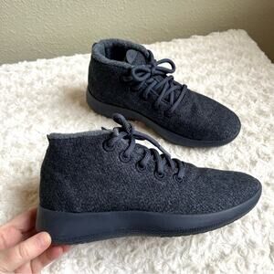 Allbirds NEW Wool Runner-up Mizzles High Top in Savanna Night Navy Sole 8
